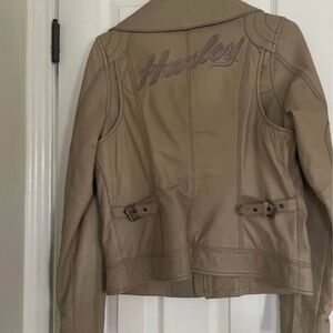 Ladies Harley Savidson leather jacket